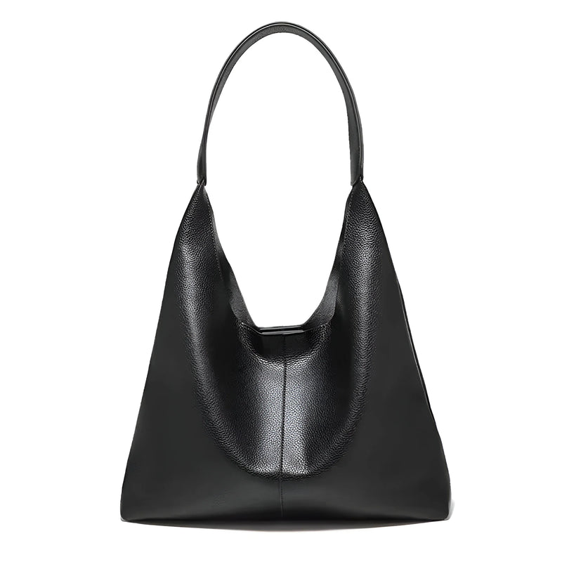 Damen Schultertasche aus Leder mit verstellbarem Riemen