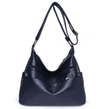 Luxuriöse Damen-Schultertasche aus Leder