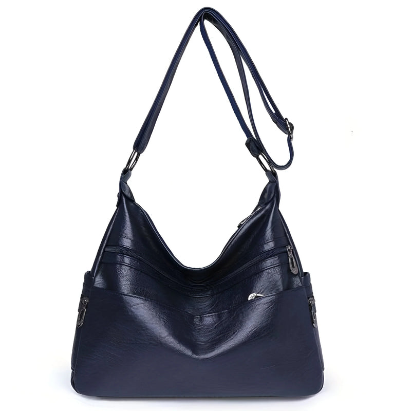 Luxuriöse Damen-Schultertasche aus Leder
