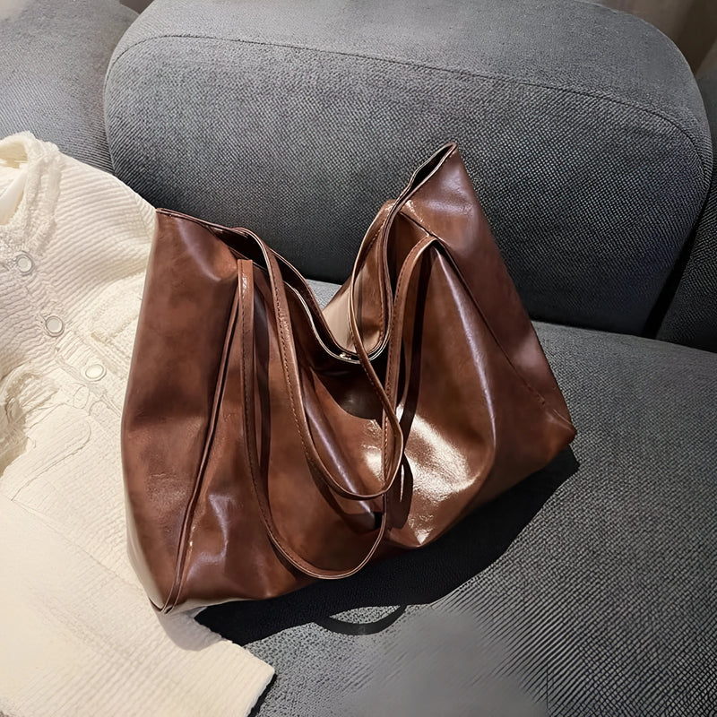 Damen Trendige Alltagstote-Bag aus Leder