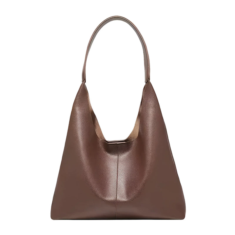 Damen Schultertasche aus Leder mit verstellbarem Riemen