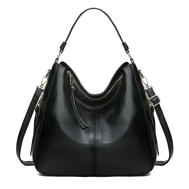 Damen Stilvolle Schultertasche aus Leder