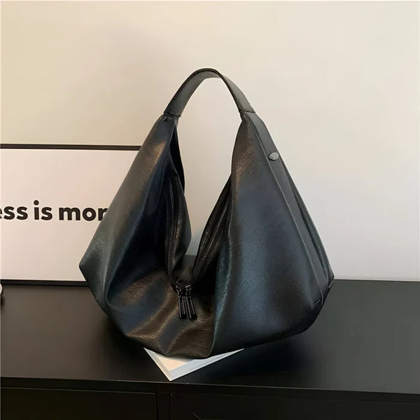 Damen-Minimalistische Schultertasche für unter den Arm