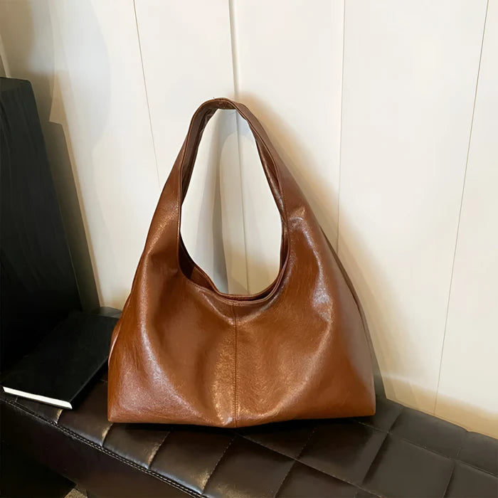 Schultertasche aus PU-Leder