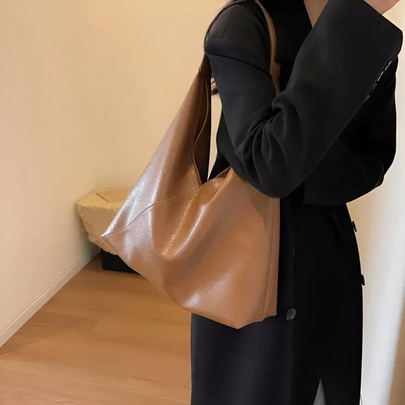 Moderne Damen-Schultertasche mit Knoten-Detail
