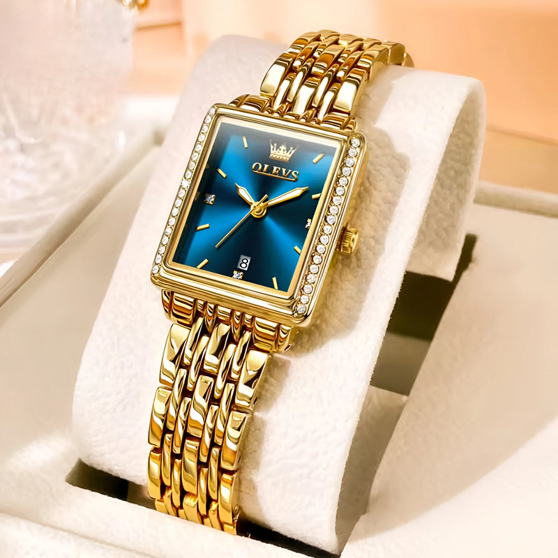 Klassische Quarz Damen Uhr