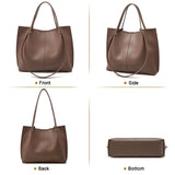 Damen Schultertasche aus hochwertigem Leder