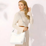 Damen-Trendige Schultertasche aus Leder mit Quaste