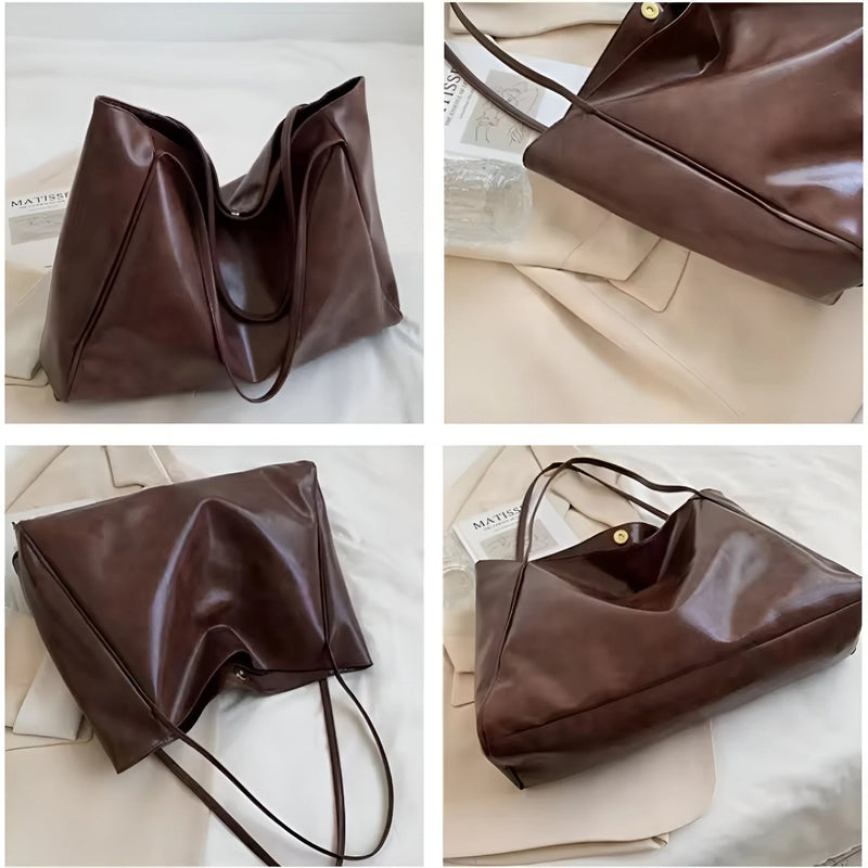 Damen Trendige Alltagstote-Bag aus Leder