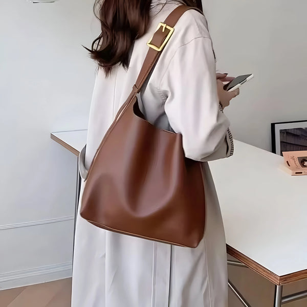 Stilvolles Crossbody-Lederhandtaschen-Set