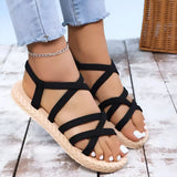 Damen-Komfortsandalen mit unterstützender Sohle