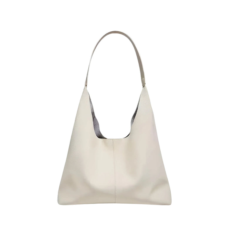 Damen Schultertasche aus Leder mit verstellbarem Riemen