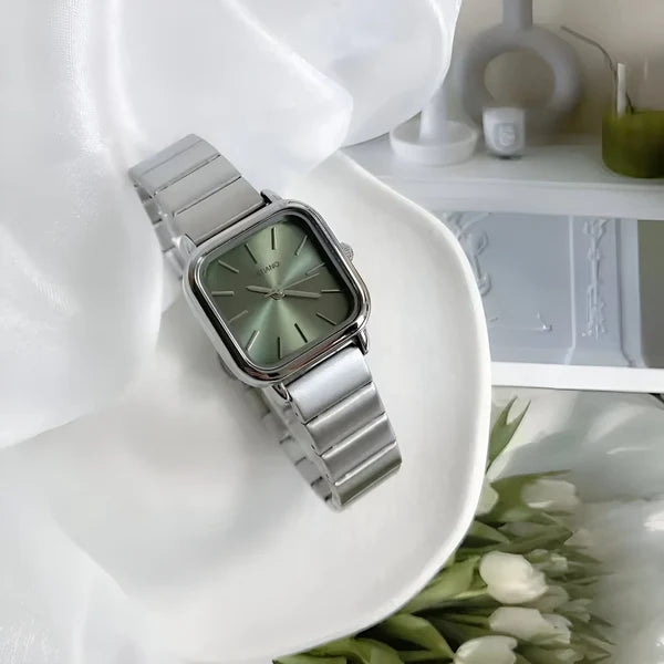 Tonneau Edelstahl Uhr