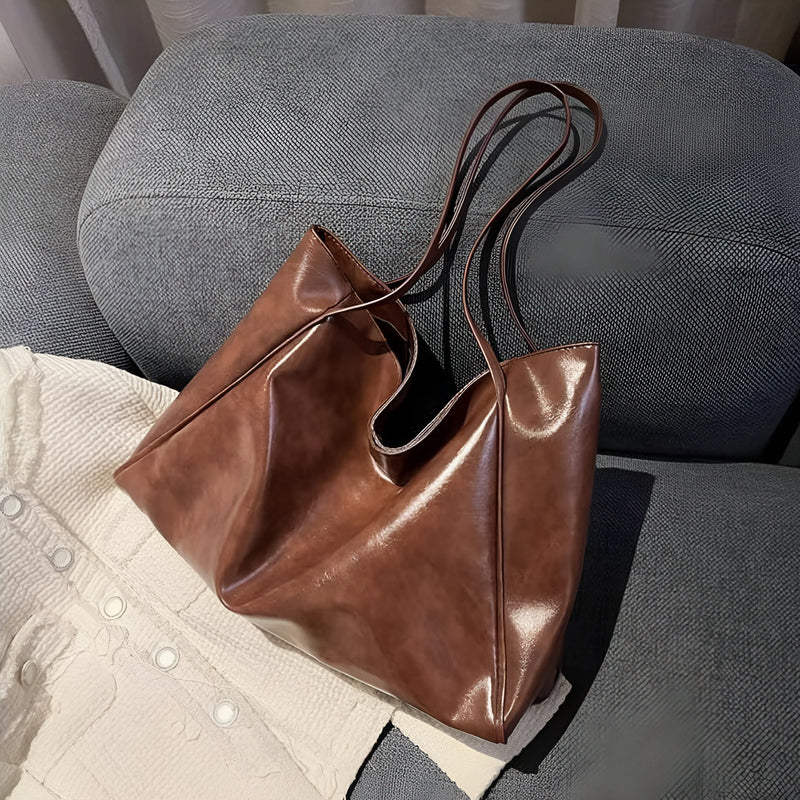 Damen Trendige Alltagstote-Bag aus Leder