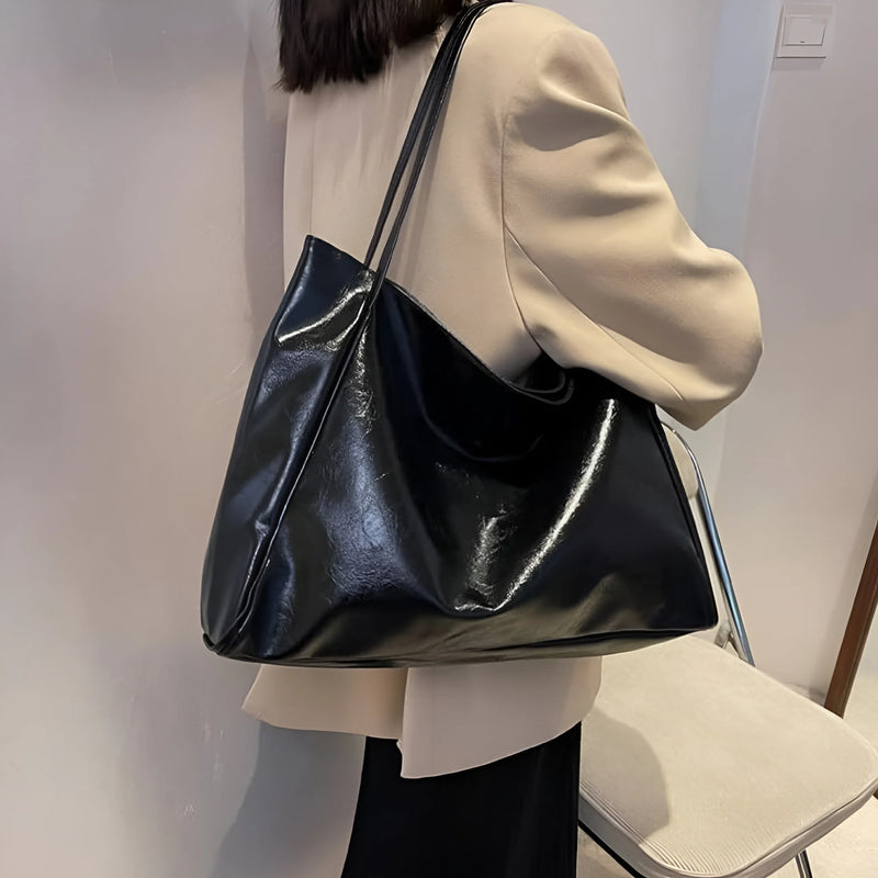 Damen Trendige Alltagstote-Bag aus Leder