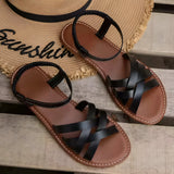 Bequeme Sandalen mit verstellbarem Riemen und Fußgewölbeunterstützung