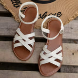 Bequeme Sandalen mit verstellbarem Riemen und Fußgewölbeunterstützung