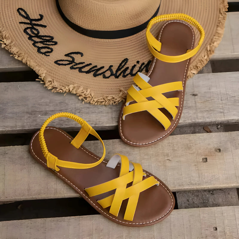Bequeme Sandalen mit verstellbarem Riemen und Fußgewölbeunterstützung