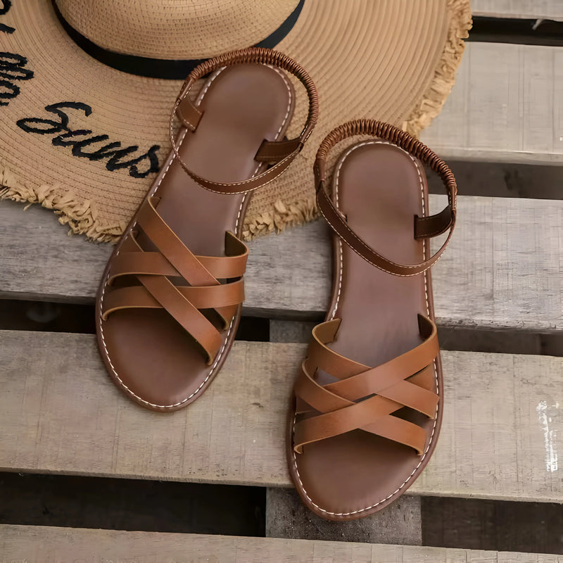 Bequeme Sandalen mit verstellbarem Riemen und Fußgewölbeunterstützung