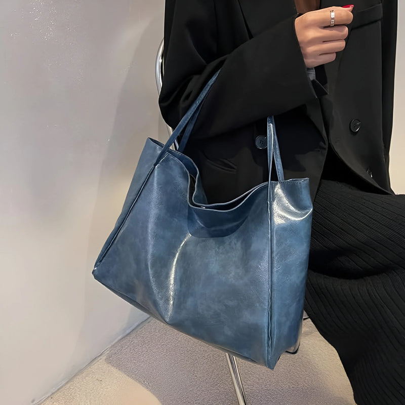 Damen Trendige Alltagstote-Bag aus Leder