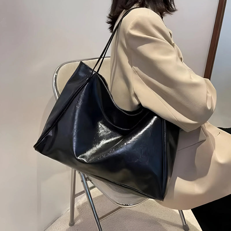 Damen Trendige Alltagstote-Bag aus Leder
