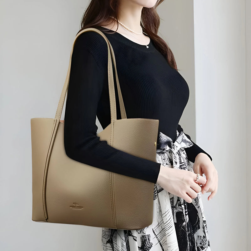 Premium Schultertasche aus Leder