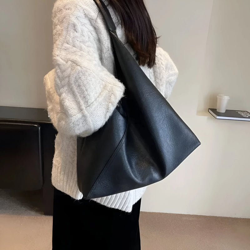 Moderne Damen-Schultertasche mit Knoten-Detail