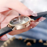 Quarz Rund Armbanduhr