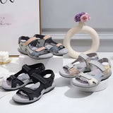 Verstellbare Klettverschluss-Sandalen für den ganztägigen Komfort
