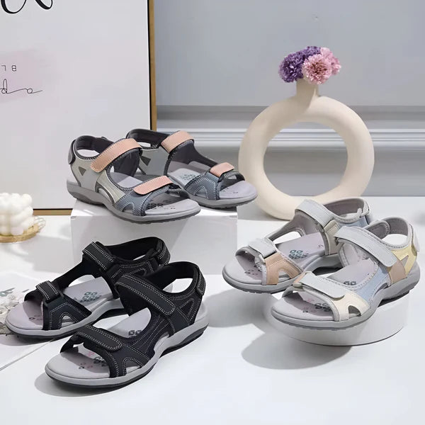 Verstellbare Klettverschluss-Sandalen für den ganztägigen Komfort