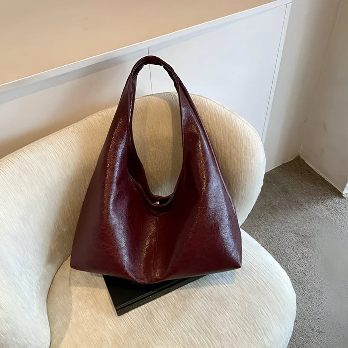 Schultertasche aus PU-Leder