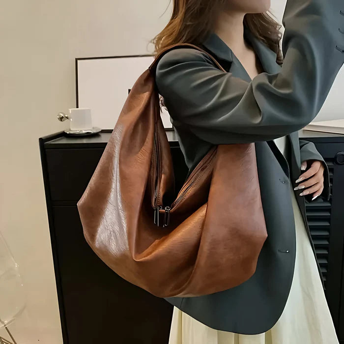 Damen-Minimalistische Schultertasche für unter den Arm