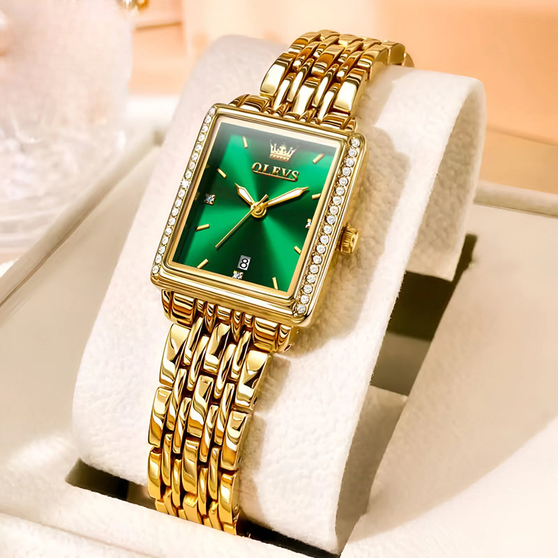 Klassische Quarz Damen Uhr
