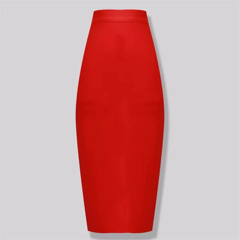 Eleganter High-Waist Bodycon Midirock