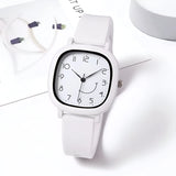 Damen Bunte Silikonarmband Quarz Uhr