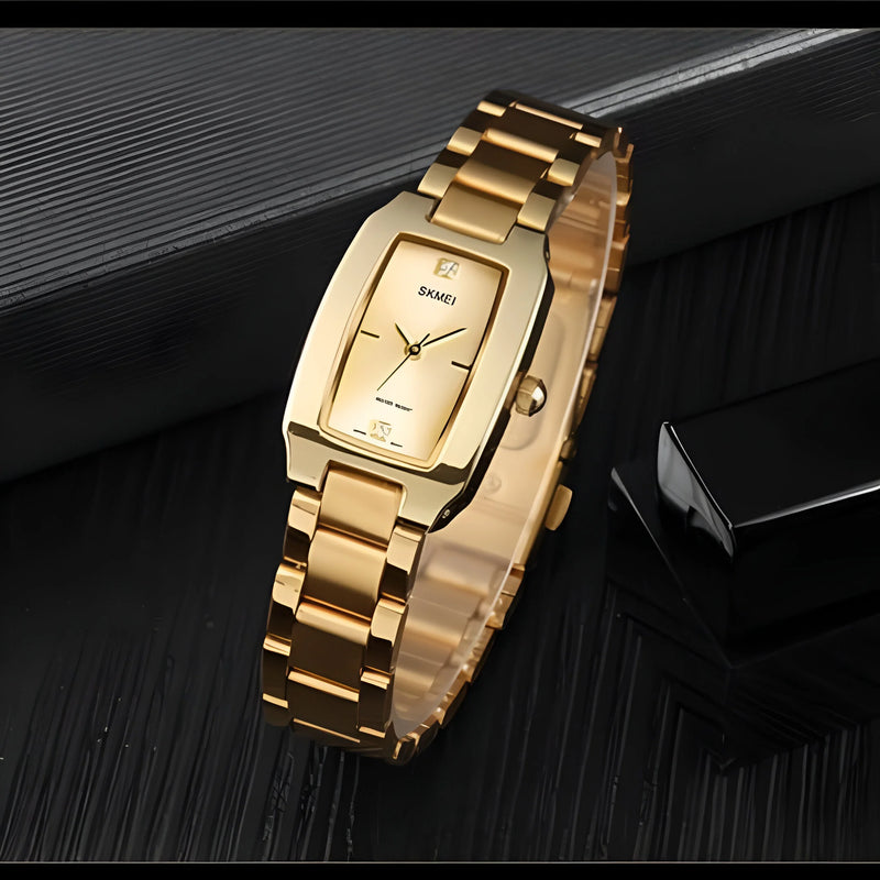 Damen Stylische Wasserdichte Quarz Uhr
