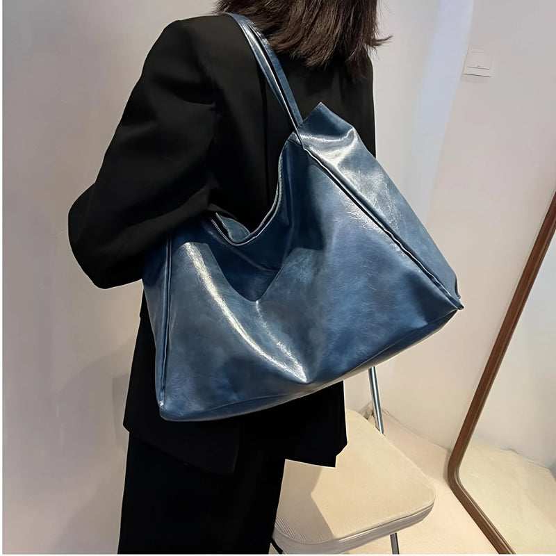 Damen Trendige Alltagstote-Bag aus Leder