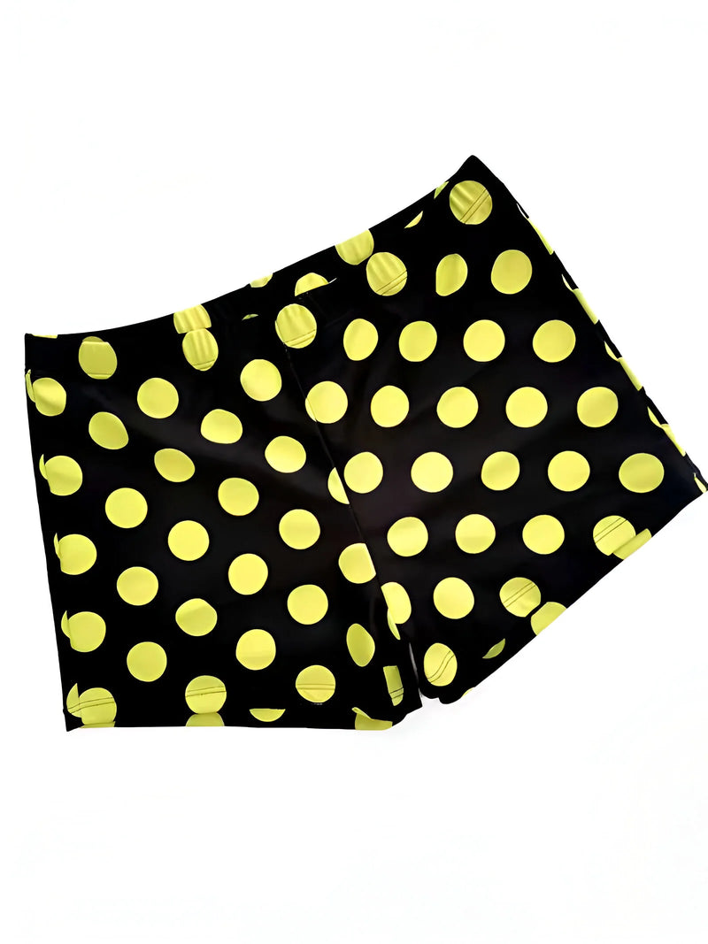Zweiteiliges Tankini-Set mit Polka-Dots