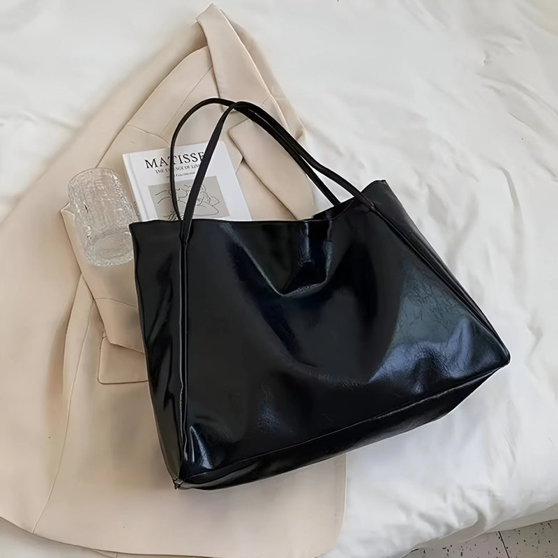 Damen Trendige Alltagstote-Bag aus Leder