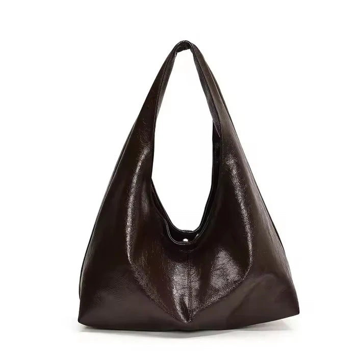 Schultertasche aus PU-Leder