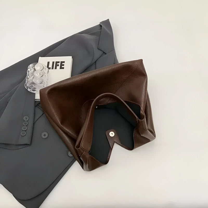 Moderne Damen-Schultertasche mit Knoten-Detail