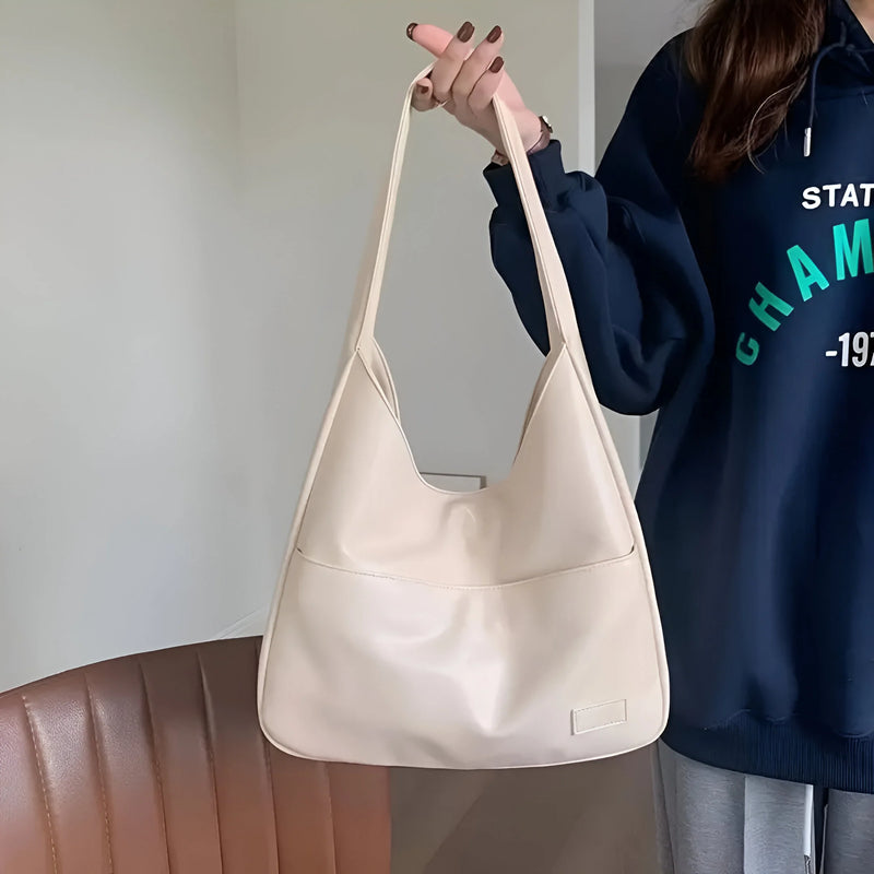 Damen Klassische Alltagsschultertasche aus Leder