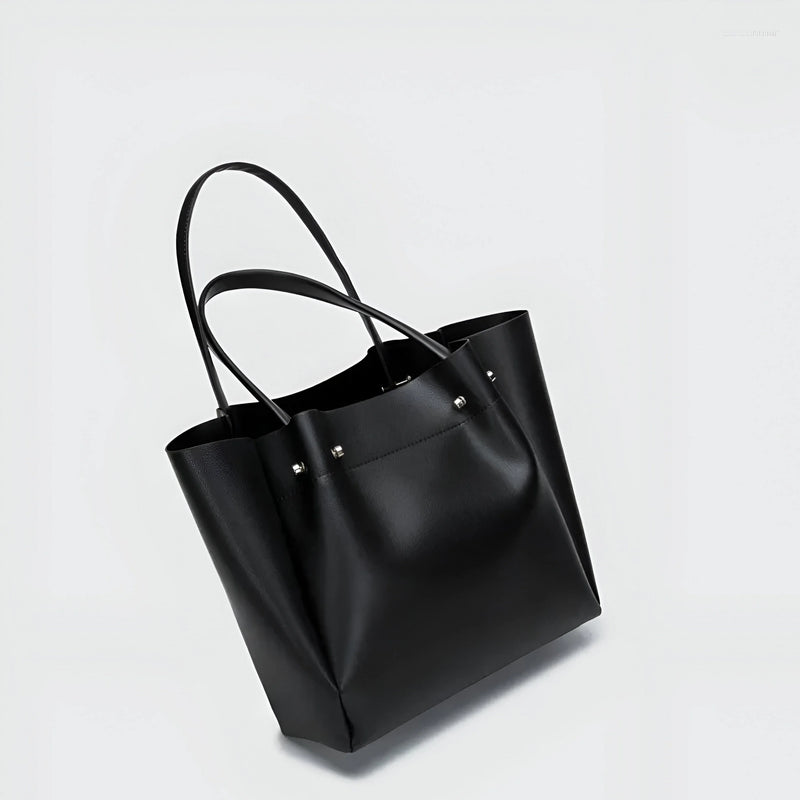 Vielseitige Leder-Tote-Bag für Damen