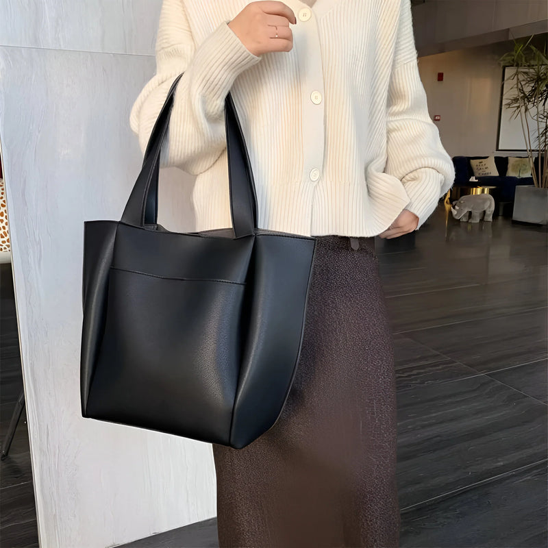 Damen Stilvolle Große Schulterhandtasche