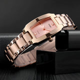 Damen Stylische Wasserdichte Quarz Uhr