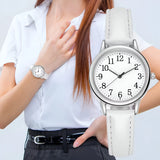 Damen Stylische Klassische Quarz Uhr