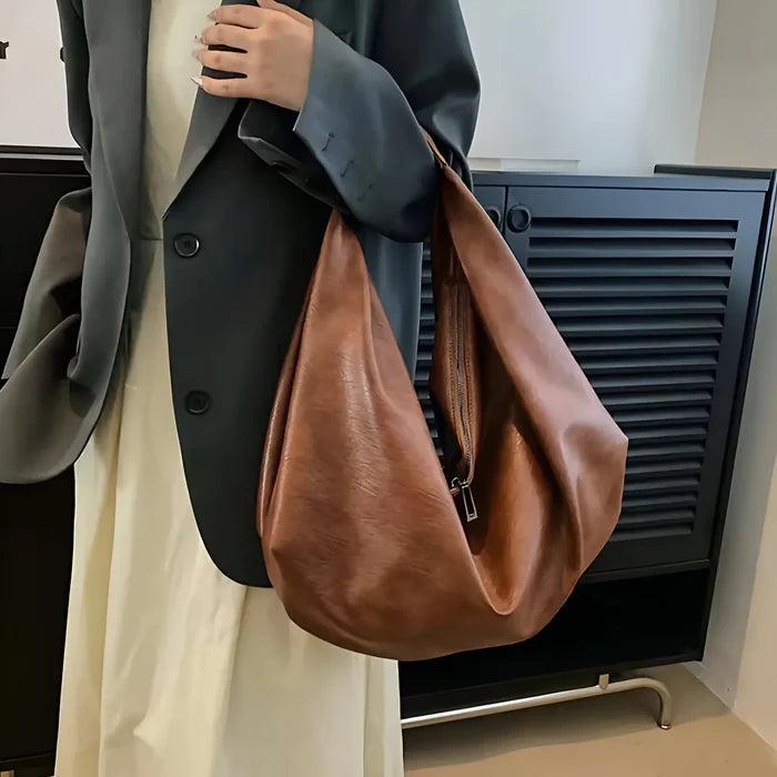 Damen-Minimalistische Schultertasche für unter den Arm