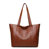 Große Tote-Bag aus PU-Leder