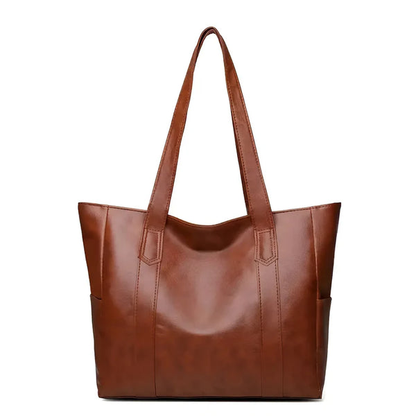 Große Tote-Bag aus PU-Leder