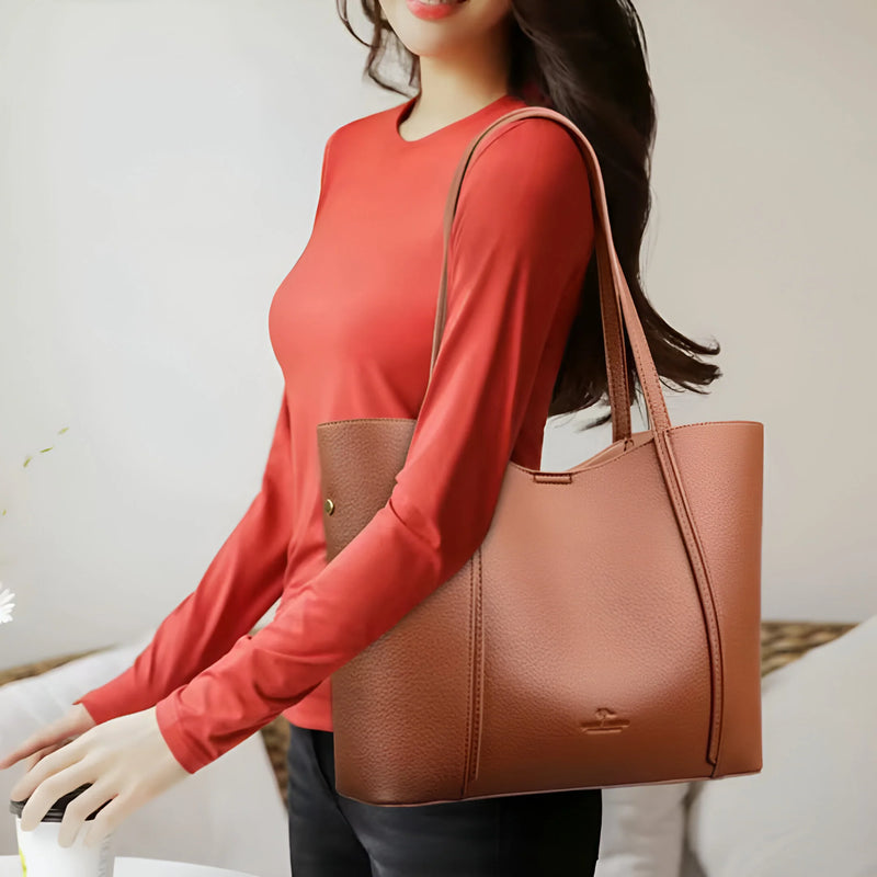 Premium Schultertasche aus Leder